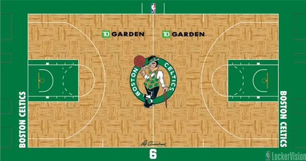 Boston Celtics TD Garden classic parquet home court for 2026 NBA Playoffs entire postseason