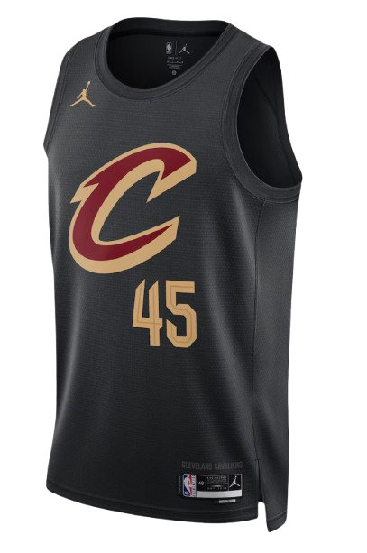 Cleveland Cavaliers Statement Edition black road jersey and uniform for 2026 NBA Eastern Conference Finals Game 1 at New York Knicks