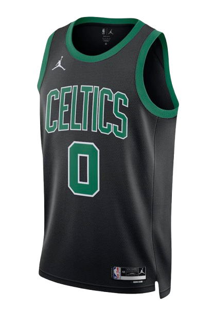 Boston Celtics Statement Edition black home jersey and uniform for 2026 NBA Playoffs Round 1 Game 5 vs Philadelphia 76ers