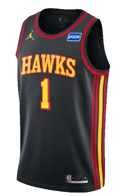 Atlanta Hawks Statement Edition black jersey