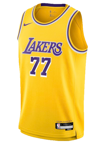 Los Angeles Lakers Icon Edition gold road jersey for 2026 NBA Playoffs Round 1 Game 6 at Houston Rockets