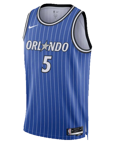 Orlando Magic Icon Edition blue road jersey and uniform debut for 2026 NBA Playoffs Round 1 Game 7 at Detroit Pistons