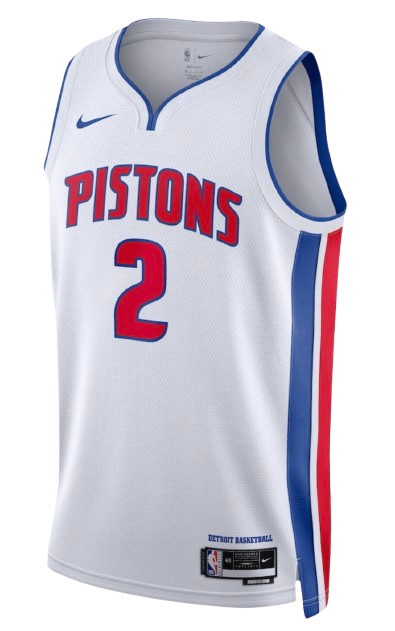Detroit Pistons Association Edition white home jersey for 2026 NBA Playoffs Round 1 Game 7 vs Orlando Magic