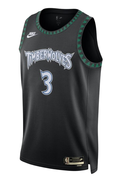 Minnesota Timberwolves Classic Edition black home jersey for 2026 NBA Playoffs Round 1 Game 6 vs Denver Nuggets