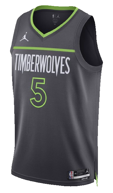 Minnesota Timberwolves Statement Edition grey jersey