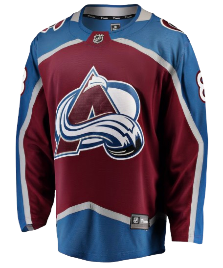 Colorado Avalanche burgundy home sweater for 2026 NHL Stanley Cup Playoffs Round 1 Game 1 vs Los Angeles Kings