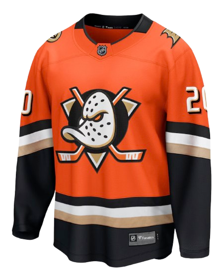 Anaheim Ducks orange home sweater for 2026 NHL Stanley Cup Playoffs Round 1 Game 6 vs Edmonton Oilers