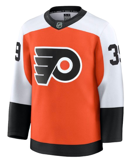 Philadelphia Flyers orange home sweater for 2026 NHL Stanley Cup Playoffs Round 1 Game 6 vs Pittsburgh Penguins