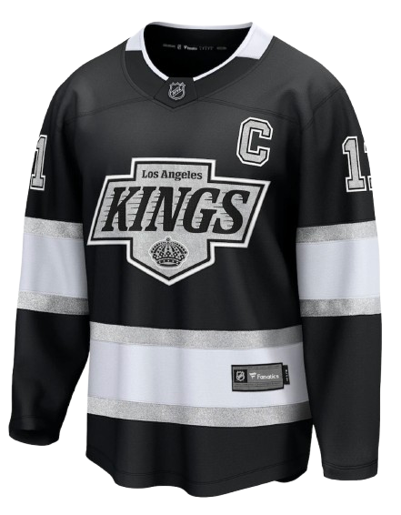 Los Angeles Kings black home sweater for 2026 NHL Stanley Cup Playoffs Round 1 Game 4 vs Colorado Avalanche