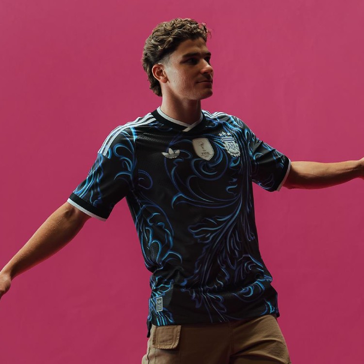 Argentina Away Kit On Model