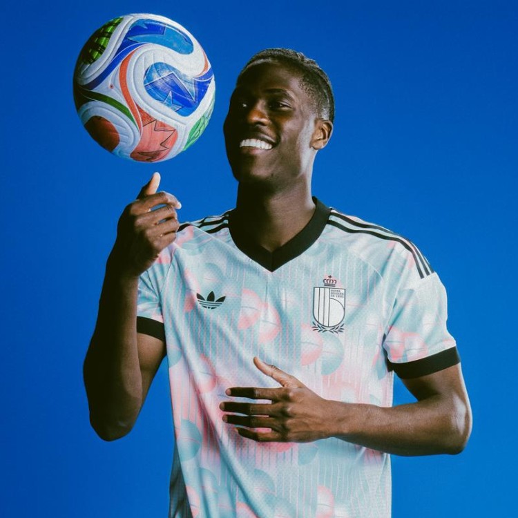 Belgium Away Kit On Model