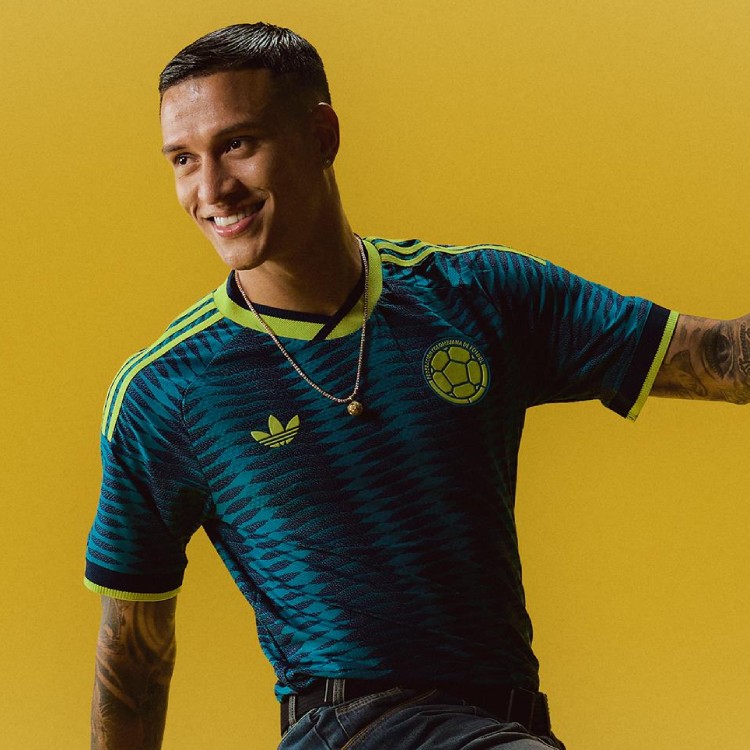 Colombia Away Kit On Model