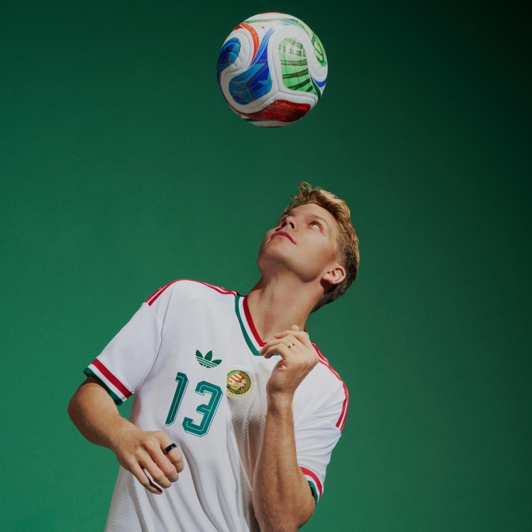 Hungary Away Kit On Model