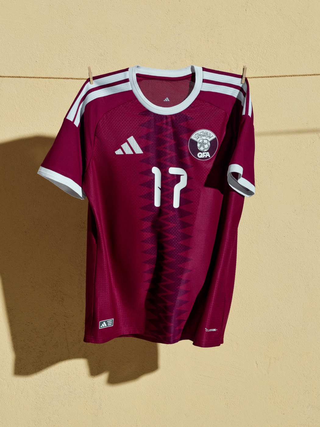 Qatar 2026 World Cup home kit by Adidas