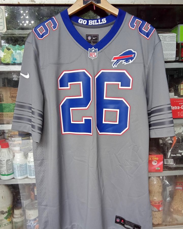 Leaked Buffalo Bills gray alternate jersey 2026 front