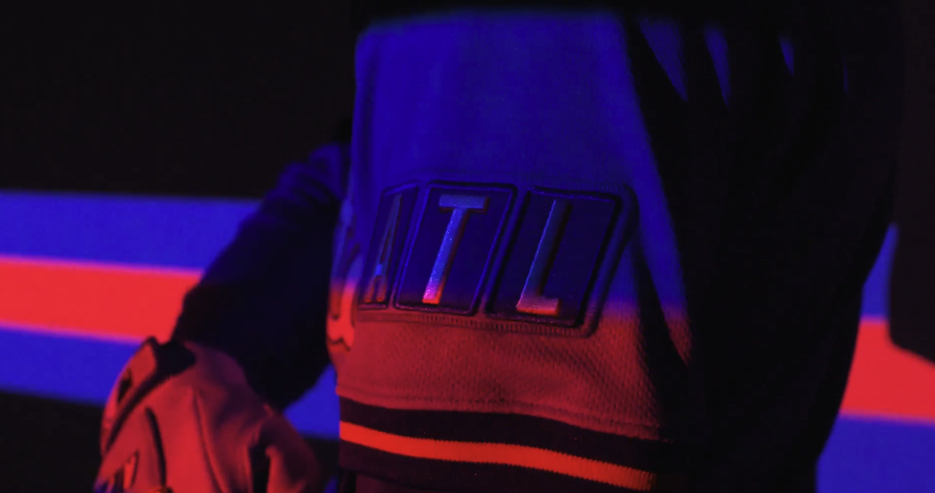 ATL sleeve patch on Braves City Connect jersey styled like TBS logo