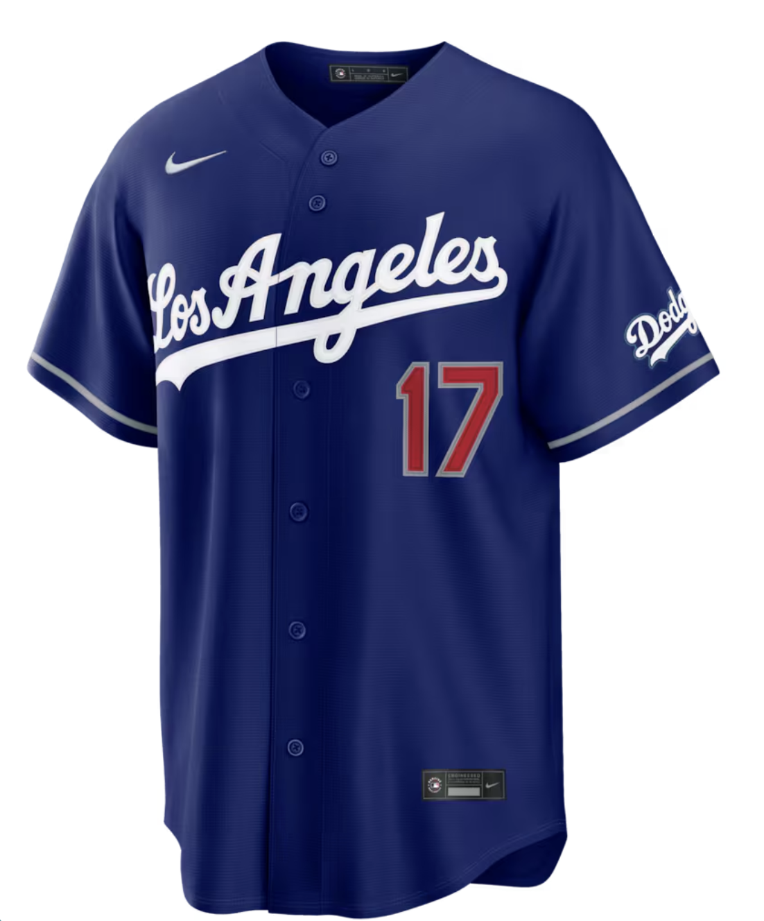 Dodgers Royal Alternate Jersey - Front