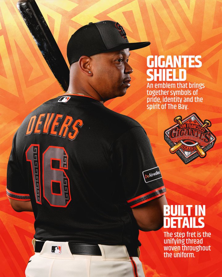 Giants Gigantes City Connect - Devers Back