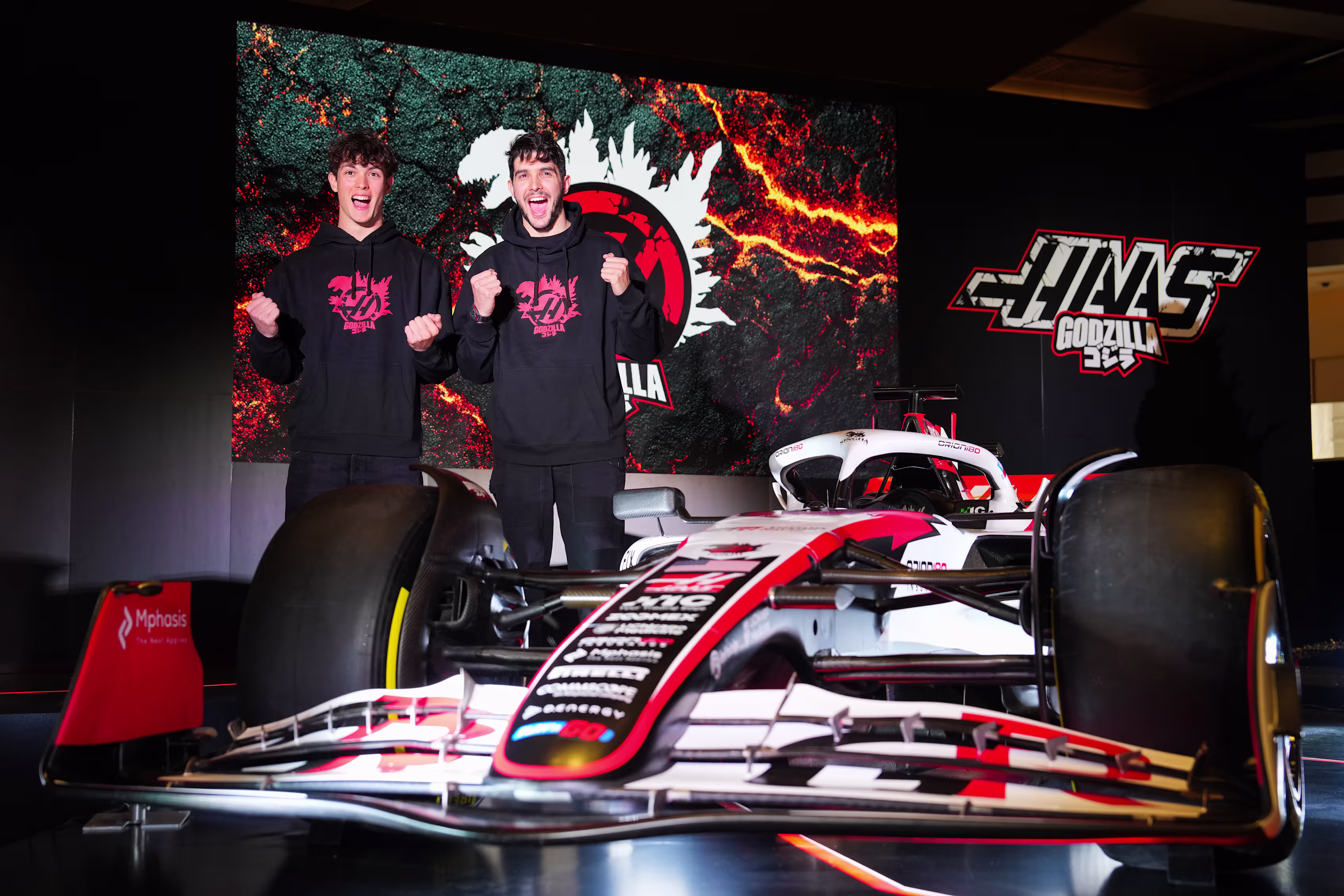 Haas Japanese GP Godzilla graphic detail