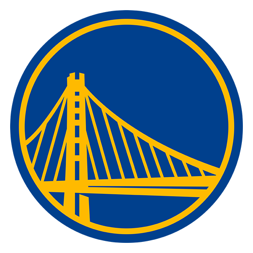 Golden State Warriors logo with the Bay Bridge