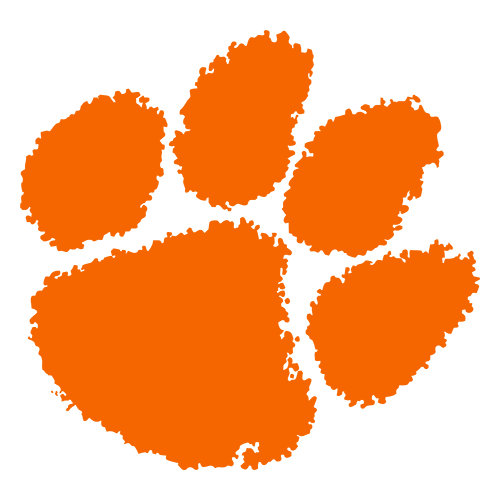 Clemson Tigers paw logo