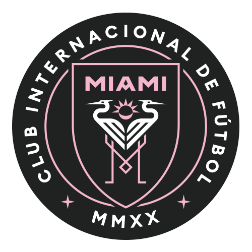Inter Miami crest with two herons