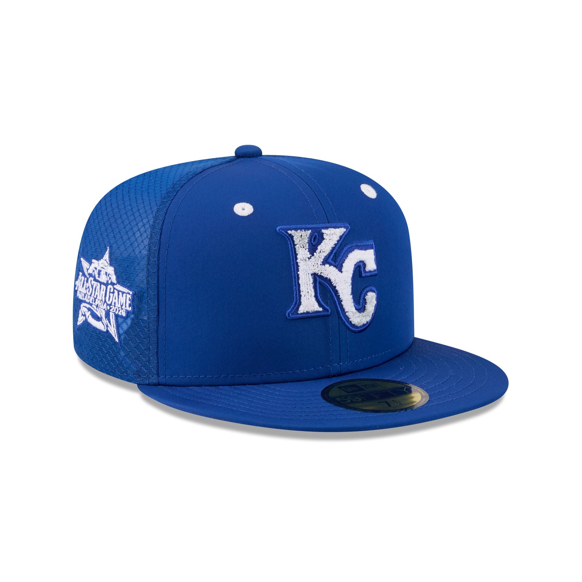 Kansas City Royals 2026 All-Star Game Workout cap, royal blue with white chenille KC logo