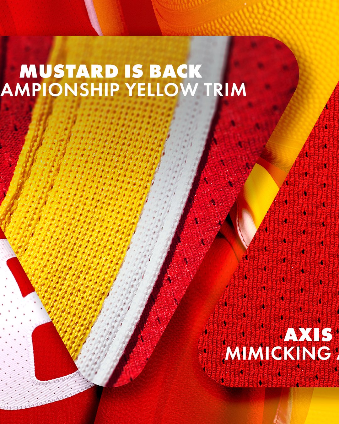 Houston Rockets 2026-27 Association Edition white jersey Championship Yellow trim macro detail showing the layered yellow over red trim referencing the original ketchup and mustard 1994 1995 championship era