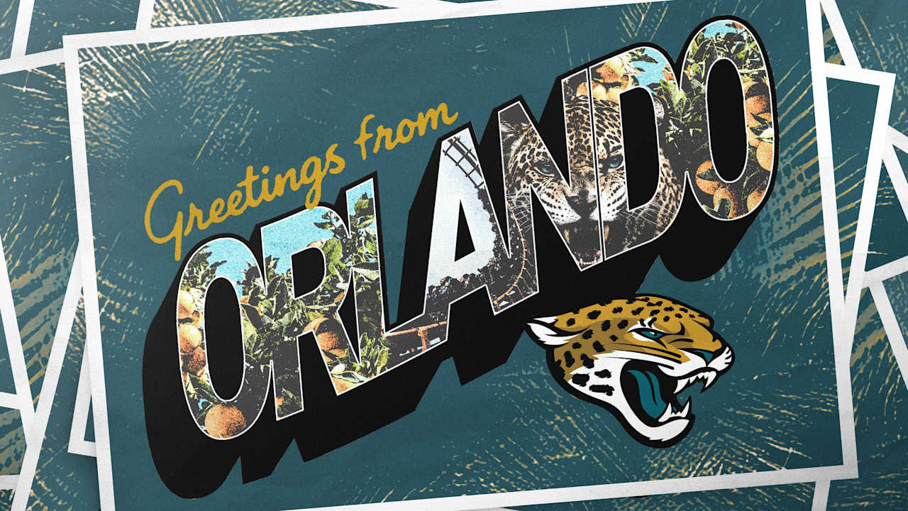 Jacksonville Jaguars Greetings from Orlando graphic