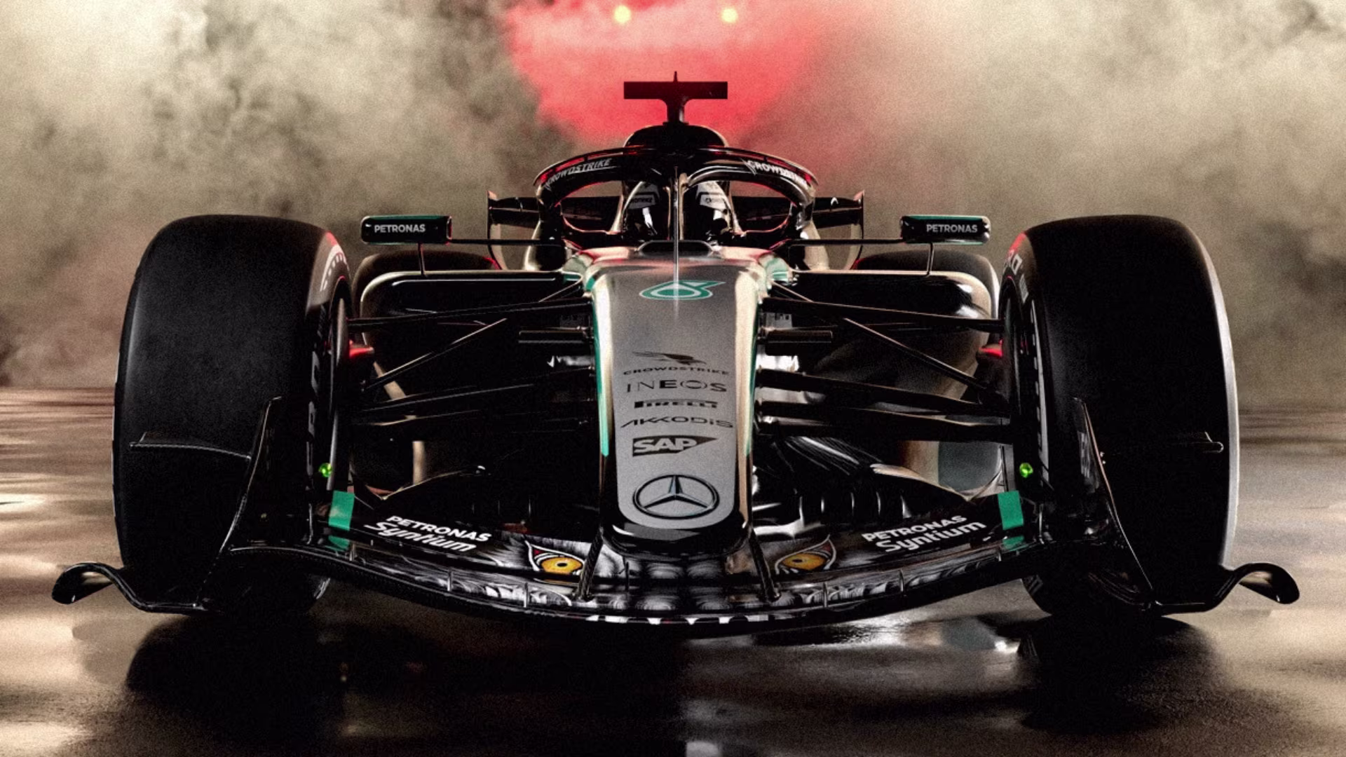 Mercedes wolf livery rear angle