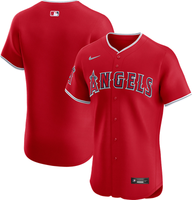 Los Angeles Angels red alternate jersey worn July 9 2026 at the Rangers, from the MLB daily uniform tracker