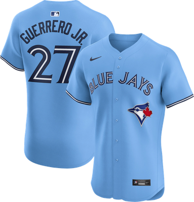 Toronto Blue Jays powder blue alternate jersey worn July 8 2026 at the Giants, from the MLB daily uniform tracker