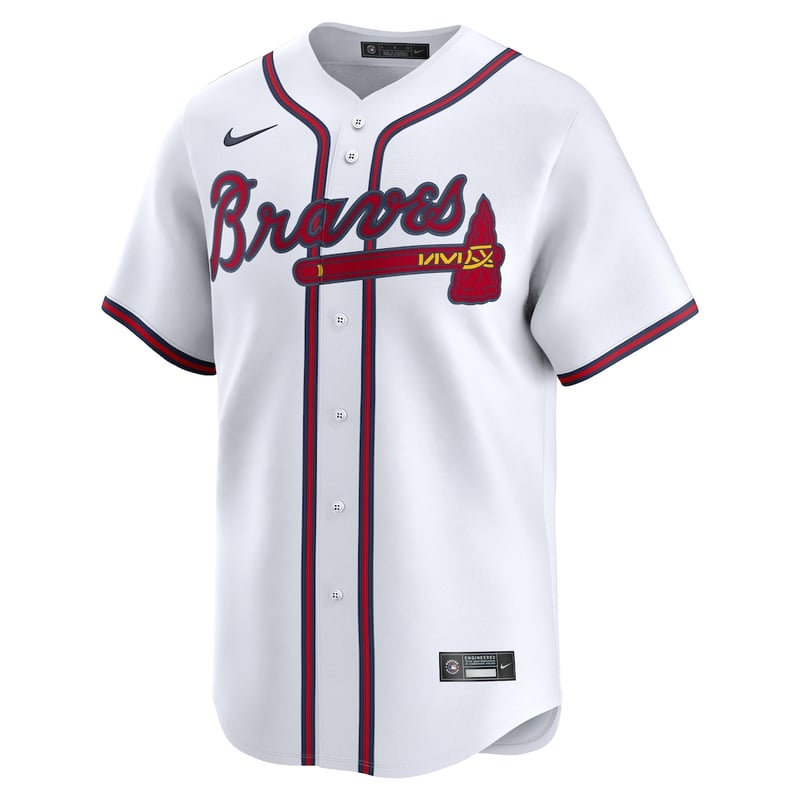 Braves Home White jersey worn August 16 2026, from the MLB daily uniform tracker