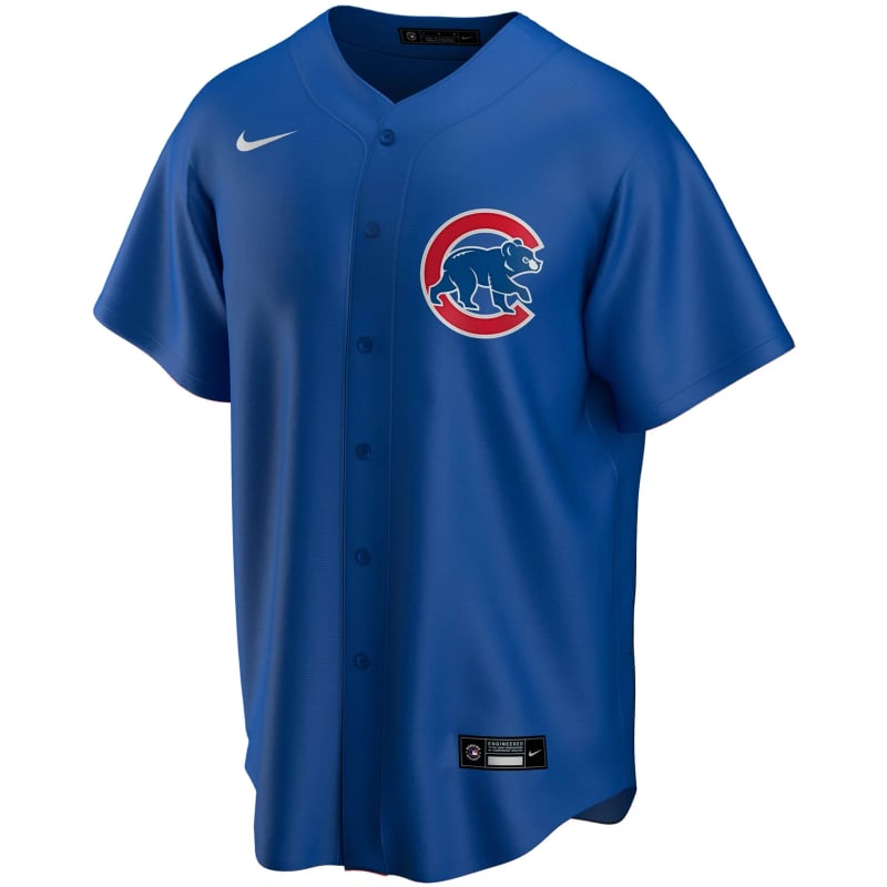 Chicago Cubs Royal Blue Alternate jersey worn August 22 2026 against the Mariners, from the MLB daily uniform tracker