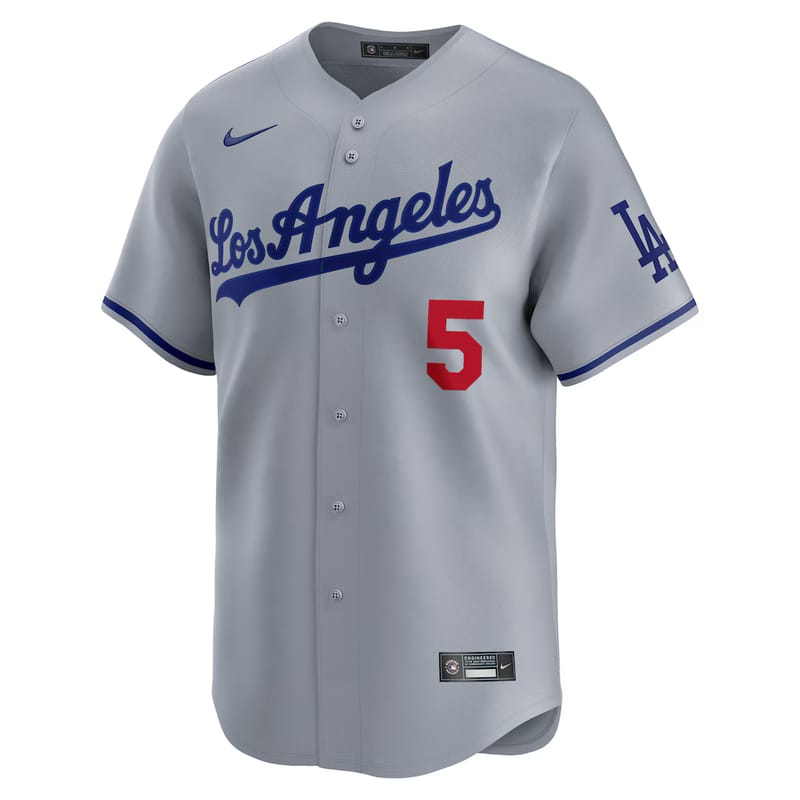 Los Angeles Dodgers Los Angeles Alternate Gray jersey worn August 19 2026 against the Rockies, from the MLB daily uniform tracker