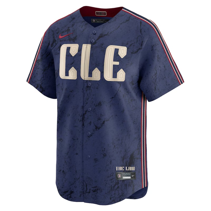 Guardians Navy City Connect jersey worn August 14 2026, from the MLB daily uniform tracker