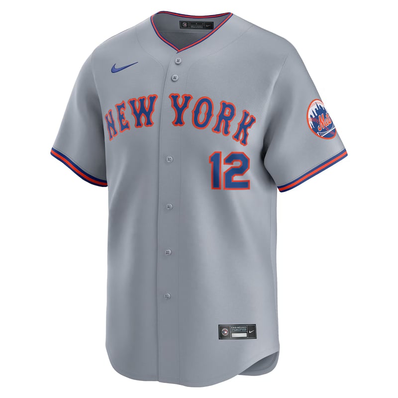 New York Mets Road Gray jersey worn August 23 2026 against the White Sox, from the MLB daily uniform tracker