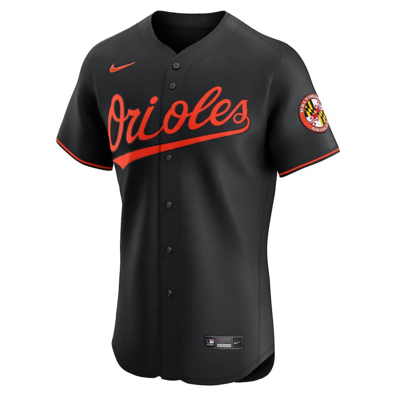 Baltimore Orioles Black Alternate jersey worn August 20 2026 against the Yankees, from the MLB daily uniform tracker