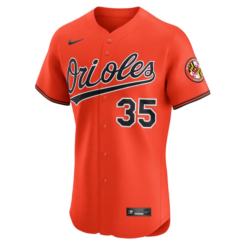 Orioles Orange Alternate jersey worn August 10 2026, from the MLB daily uniform tracker