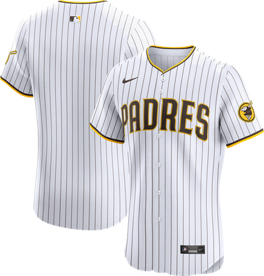 San Diego Padres home white uniform worn July 9 2026 vs the Diamondbacks, from the MLB daily jersey tracker