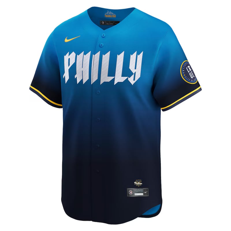 Philadelphia Phillies Black City Connect jersey worn August 21 2026 against the Cardinals, from the MLB daily uniform tracker