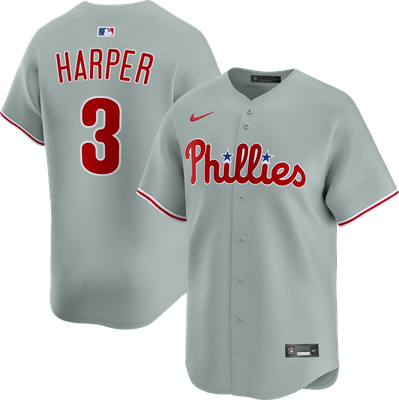 Philadelphia Phillies road gray uniform worn July 9 2026 at the Reds, from the MLB daily jersey tracker