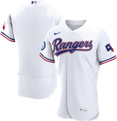 Texas Rangers home white uniform worn July 9 2026 vs the Angels, from the MLB daily jersey tracker