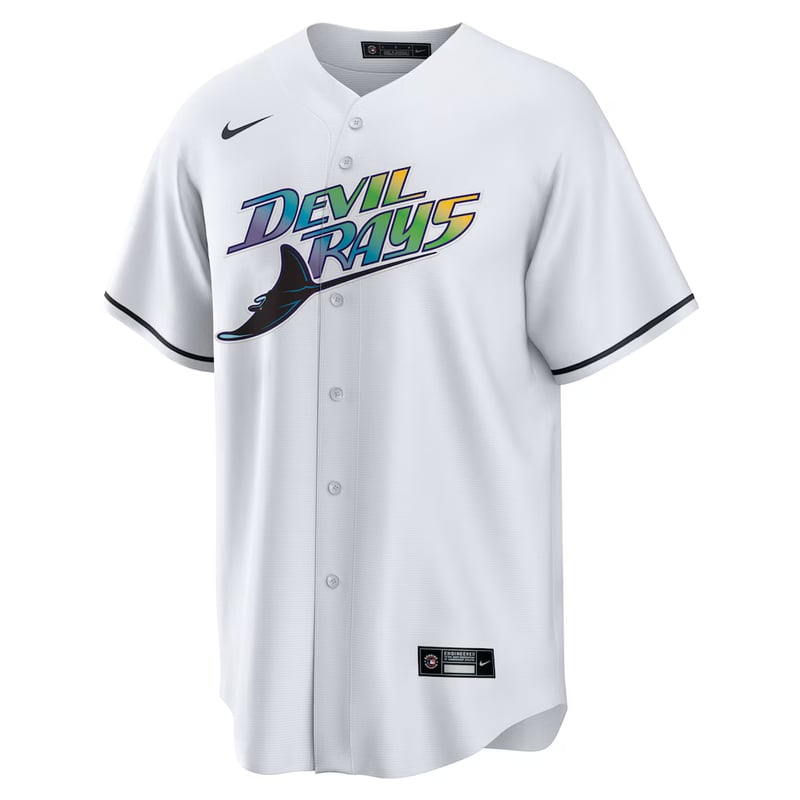Rays Devil Rays Throwback jersey worn August 14 2026, from the MLB daily uniform tracker
