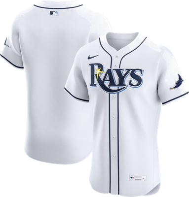 Tampa Bay Rays home white uniform worn July 9 2026 vs the Yankees, from the MLB daily jersey tracker