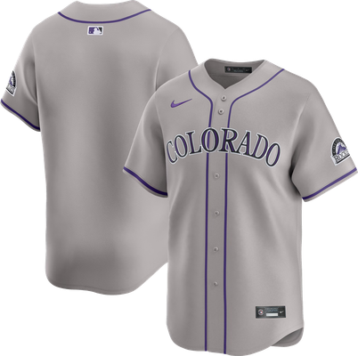 Colorado Rockies road gray uniform worn July 9 2026 at the Giants, from the MLB daily jersey tracker