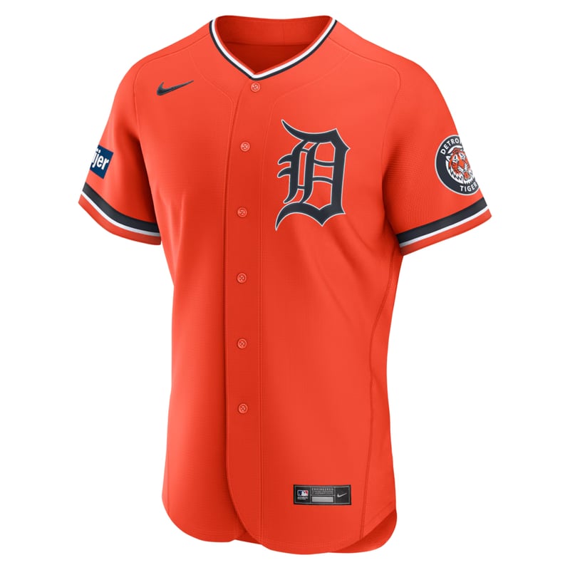 Tigers Orange Alternate jersey worn August 14 2026, from the MLB daily uniform tracker