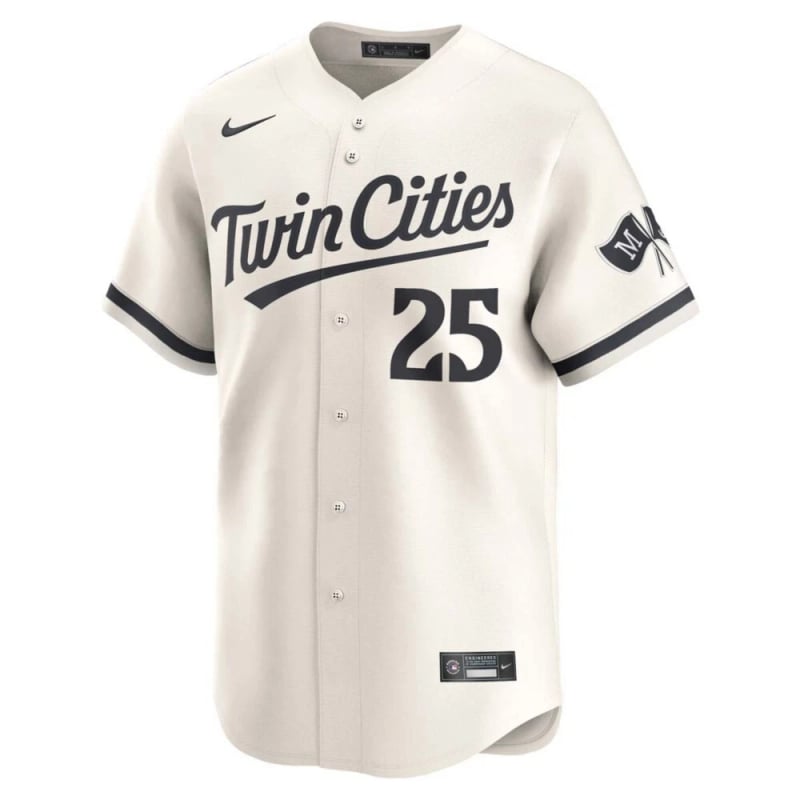 Twins Cream Twin Cities jersey worn August 15 2026, from the MLB daily uniform tracker