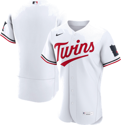 Minnesota Twins home white uniform worn July 9 2026 vs the Guardians, from the MLB daily jersey tracker