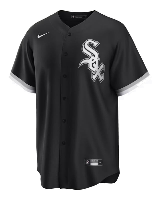 Chicago White Sox Black Alternate jersey worn August 19 2026 against the Cubs, from the MLB daily uniform tracker